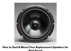 How to Seal & Mount Your Replacement Speakers for Best Sound