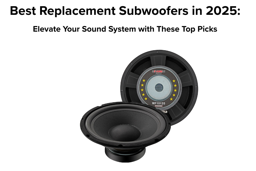 Best Replacement Subwoofers in 2025 Elevate Your Sound System with These Top Picks
