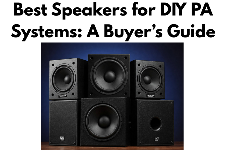 Best Speakers for DIY PA Systems A Buyer’s Guide