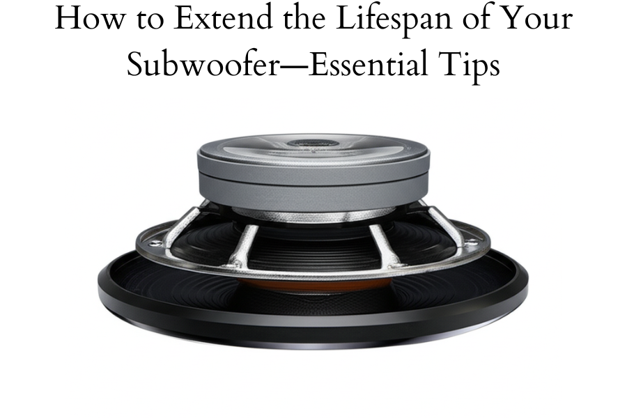 How to Extend the Lifespan of Your Subwoofer