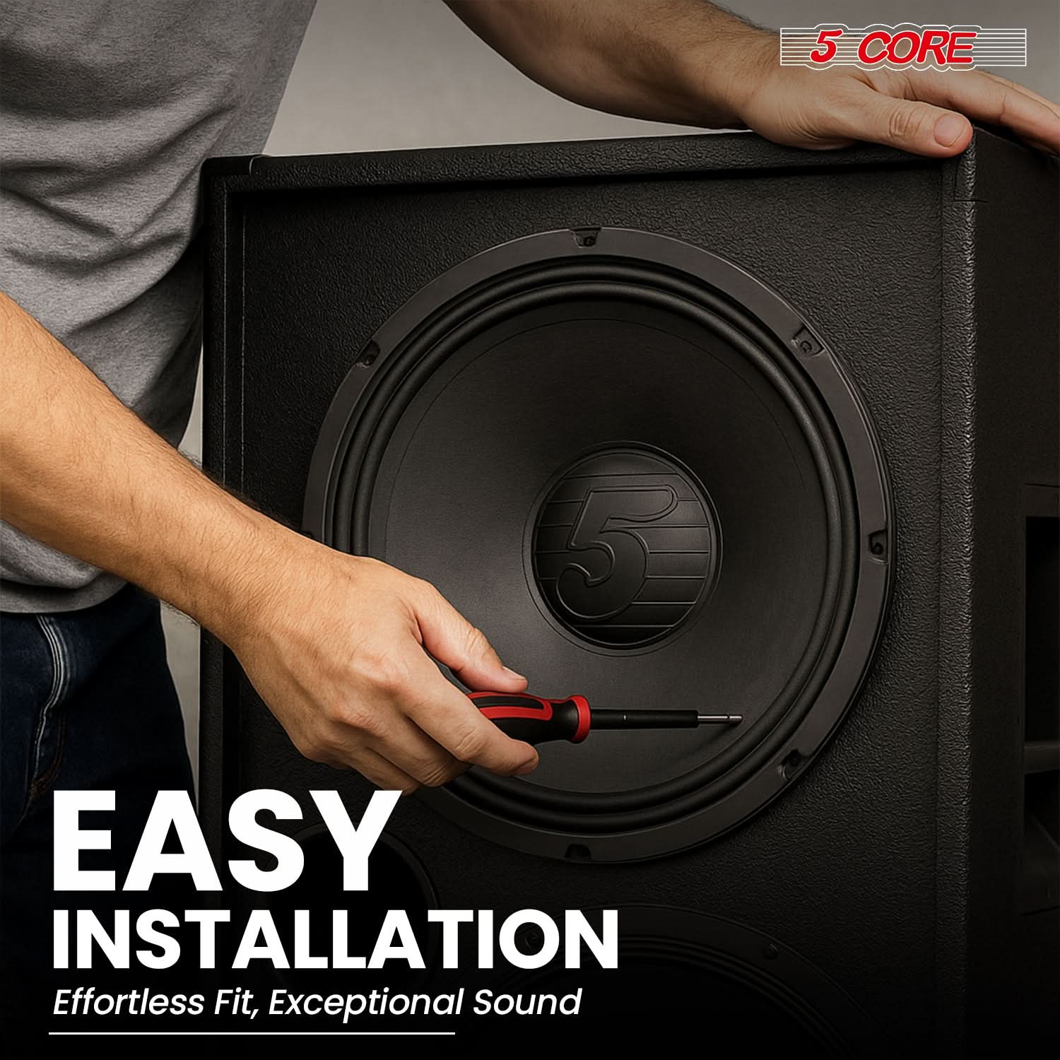 5 Core 12" Subwoofer Speaker 100W RMS Full Range Audio PA DJ Sub Woofer 8Ohm Bass Replacement Driver - Image 10